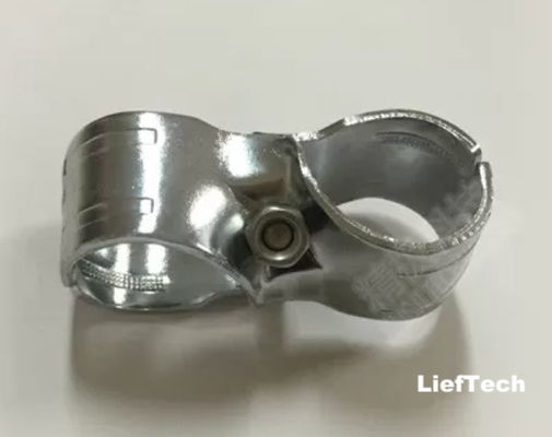 ISO9001 Chromed pipe Fittings Joint 2 Pipe Mounting Bracket