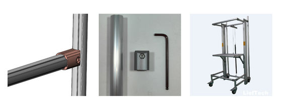 Độ kính 43mm kích thước tiêu chuẩn ống ống nhôm hợp kim cho hệ thống Karakuri