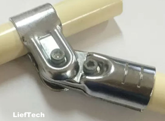 Các kết nối kim loại kết nối ống được mạ Chrome điều chỉnh 40 ~ 60 độ
