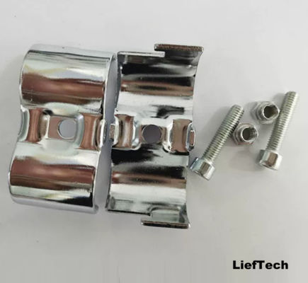 CRS Cold Rolling Steel Double Pipe Connector cho đường ống Chrome 28mm