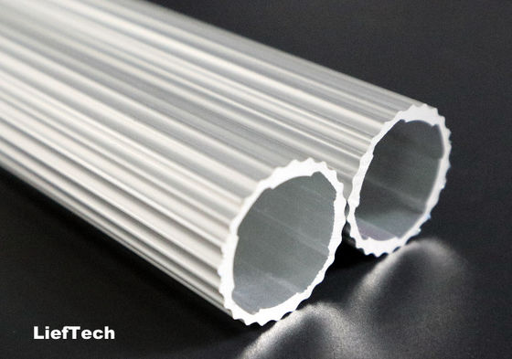 Độ dày 1,2mm Aluminium hợp kim ống ốc xoanh trục ống nhựa nhôm