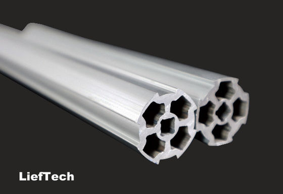 bề mặt oxy hóa vật liệu tái chế được tăng cường Aluminium Lean Pipe