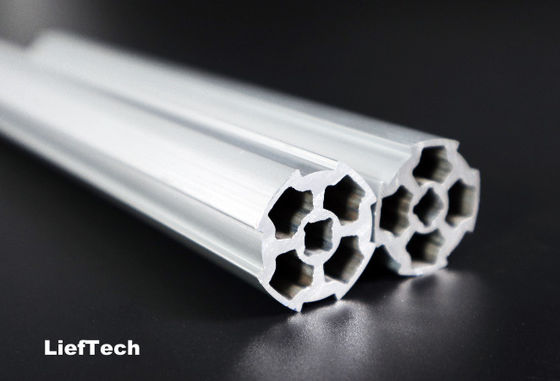 bề mặt oxy hóa vật liệu tái chế được tăng cường Aluminium Lean Pipe