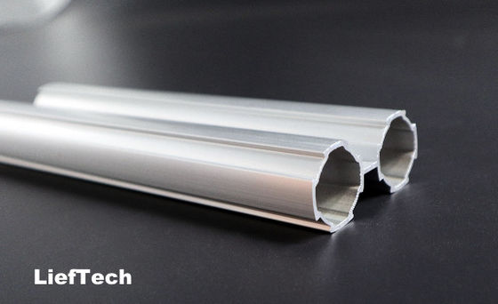 6063-T5 hợp kim nhôm ống nạc nối hai dễ dàng lắp ráp