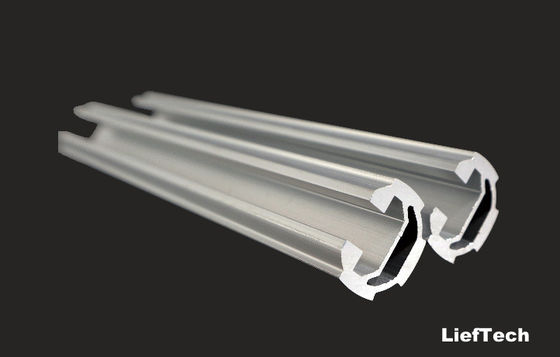 OEM 19mm đường kính ống nhôm anodized với rãnh