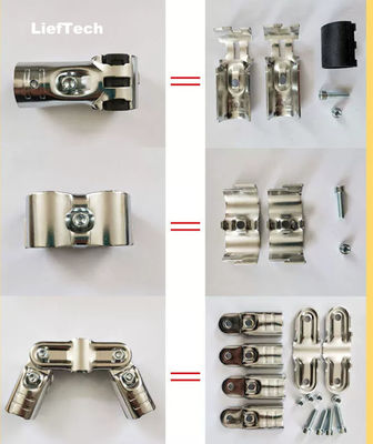 Bộ kết nối ống được mạ Chrome có khả năng di chuyển H-12 linh hoạt