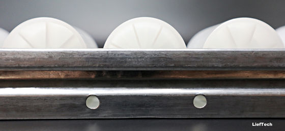 vận chuyển 60mm Placon Roller Track 4 mét chiều dài tiêu chuẩn Với bánh xe nylon lớn