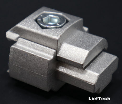 6063 T5 hợp kim nhôm Metal Pipe T Joint Dễ lắp ráp vật liệu tái chế